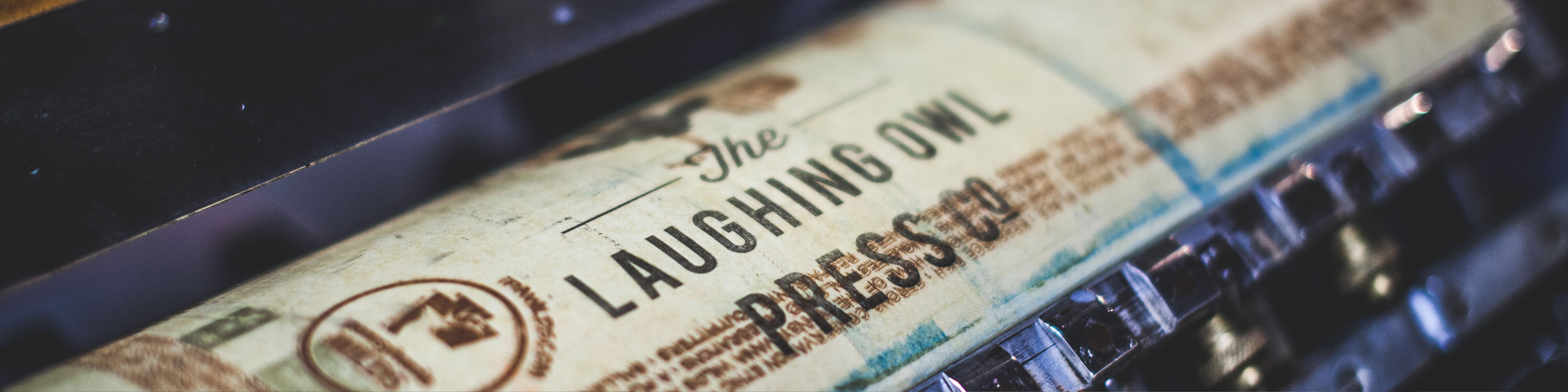 Banner on printing press