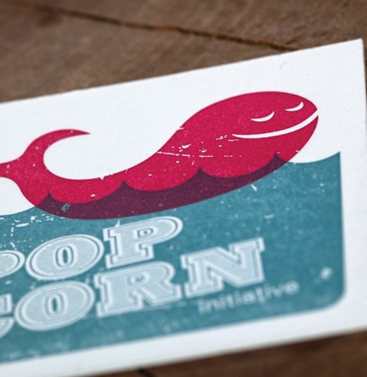 Coaster with Red Whale