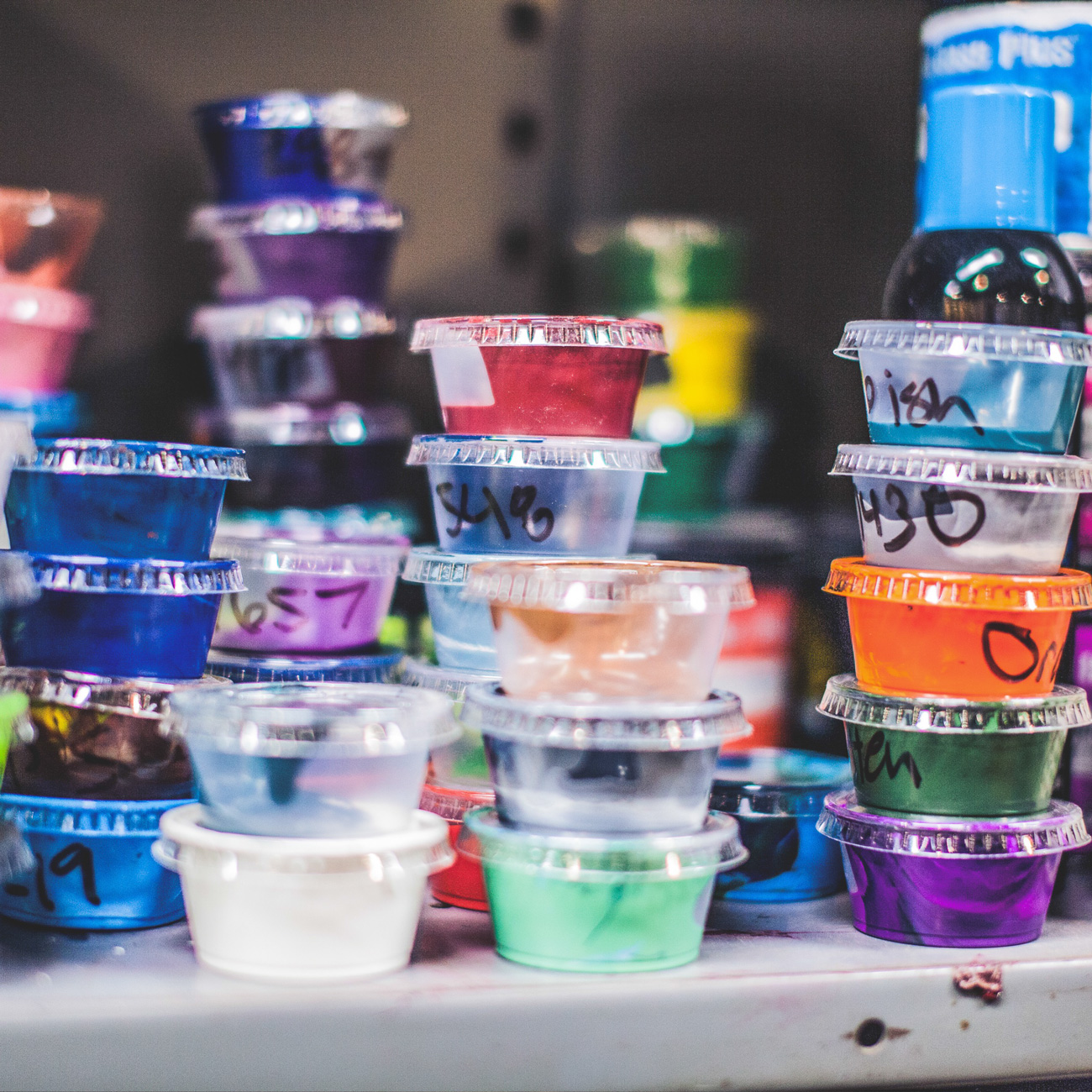 Letterpress foil die example