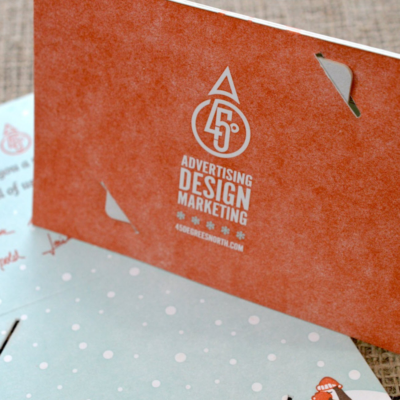 Orange Printed Card stock