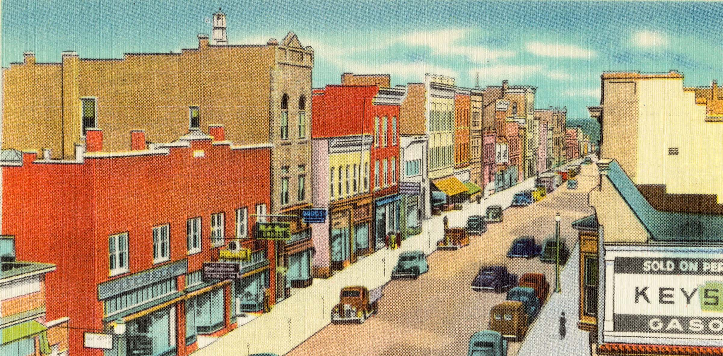 Kane Main Street painting