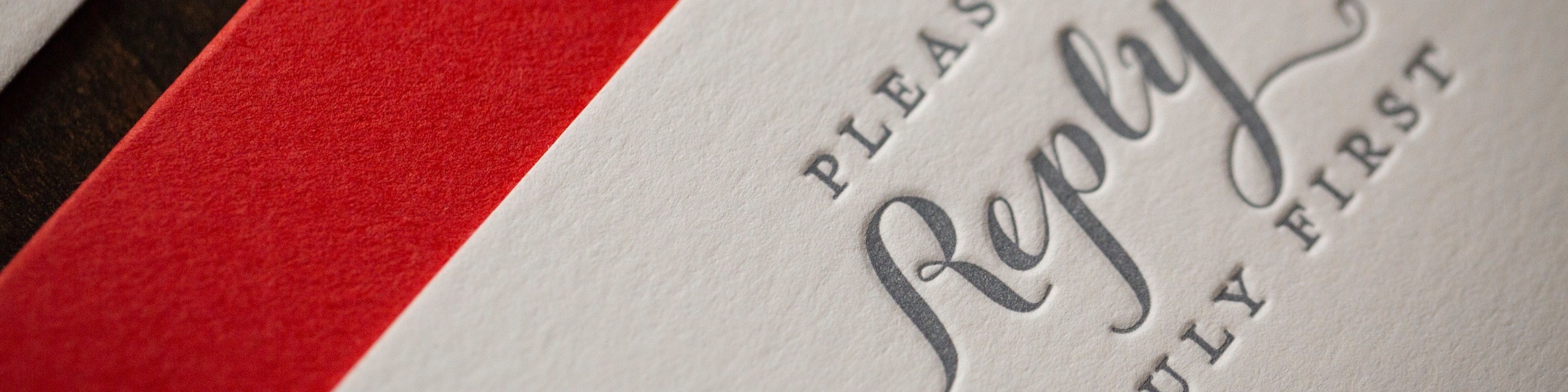 A close up of letterpress printing